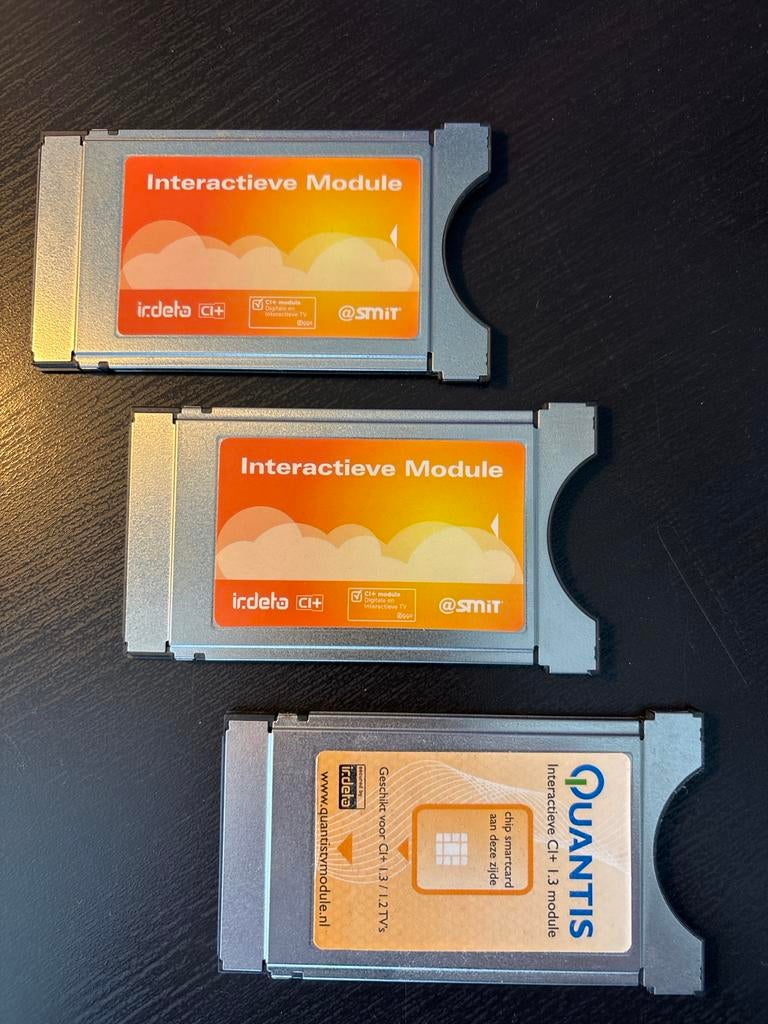Interactieve Module Irdeto CI+ en Quantis CI+ 1.3 modules, Ophalen of Verzenden, Zo goed als nieuw, Overige merken