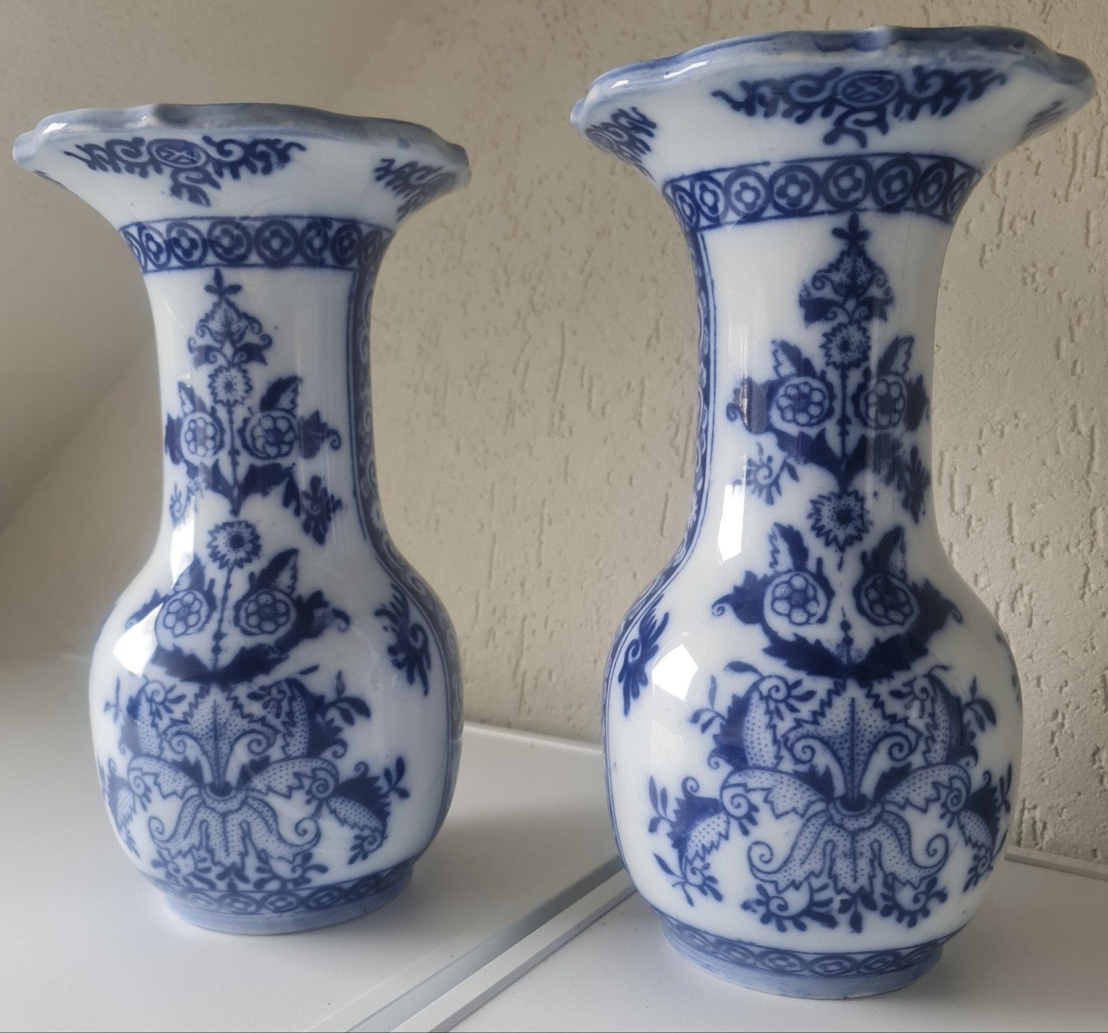 Petrus Regout s3 Trompet vazen, Ophalen of Verzenden