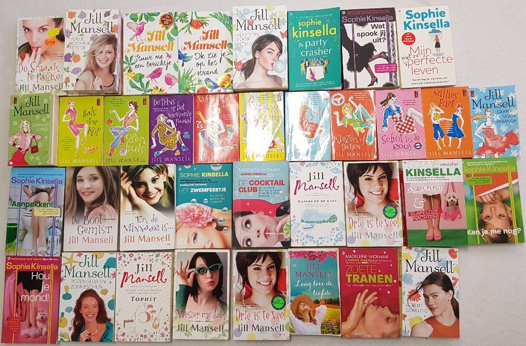 Héél véél Sophie Kinsella/ Jill Mansell boeken. 27 stuks!, Verzenden, Zo goed als nieuw, Sophie Kinsella