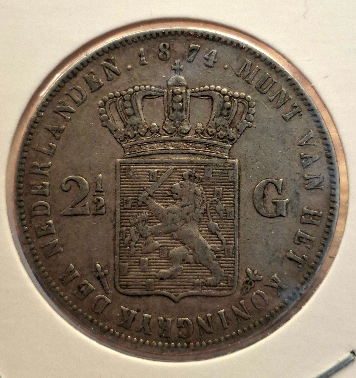rijksdaalder 1874 zwaard, Ophalen of Verzenden