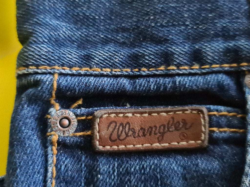 Nieuw Warngler spijker broek met blauwe kleur maat 32/30, Wrangler, Nieuw, Overige maten, Verzenden