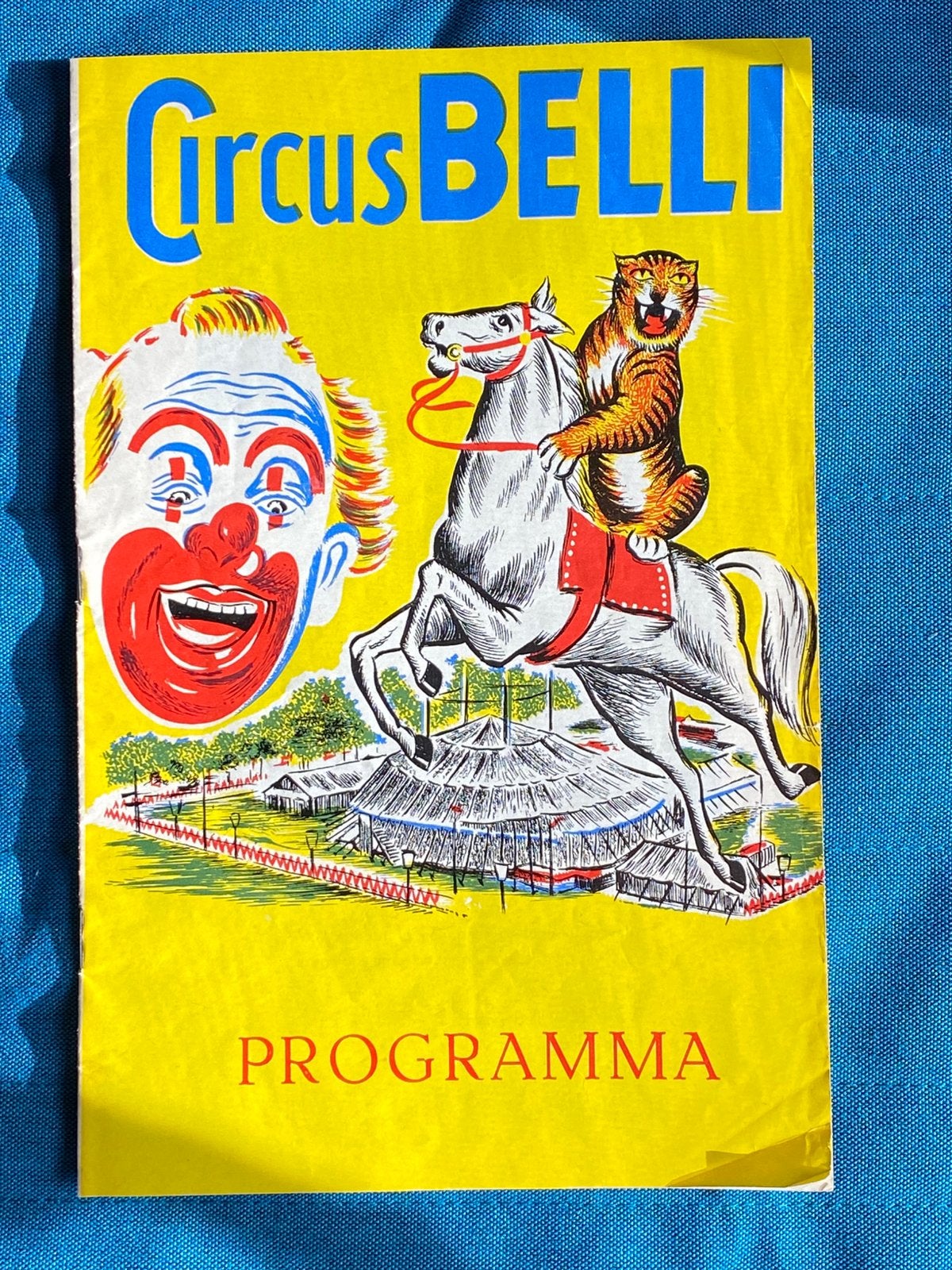 Programma Circus Belli jaren ‘60, Ophalen of Verzenden, Gebruikt