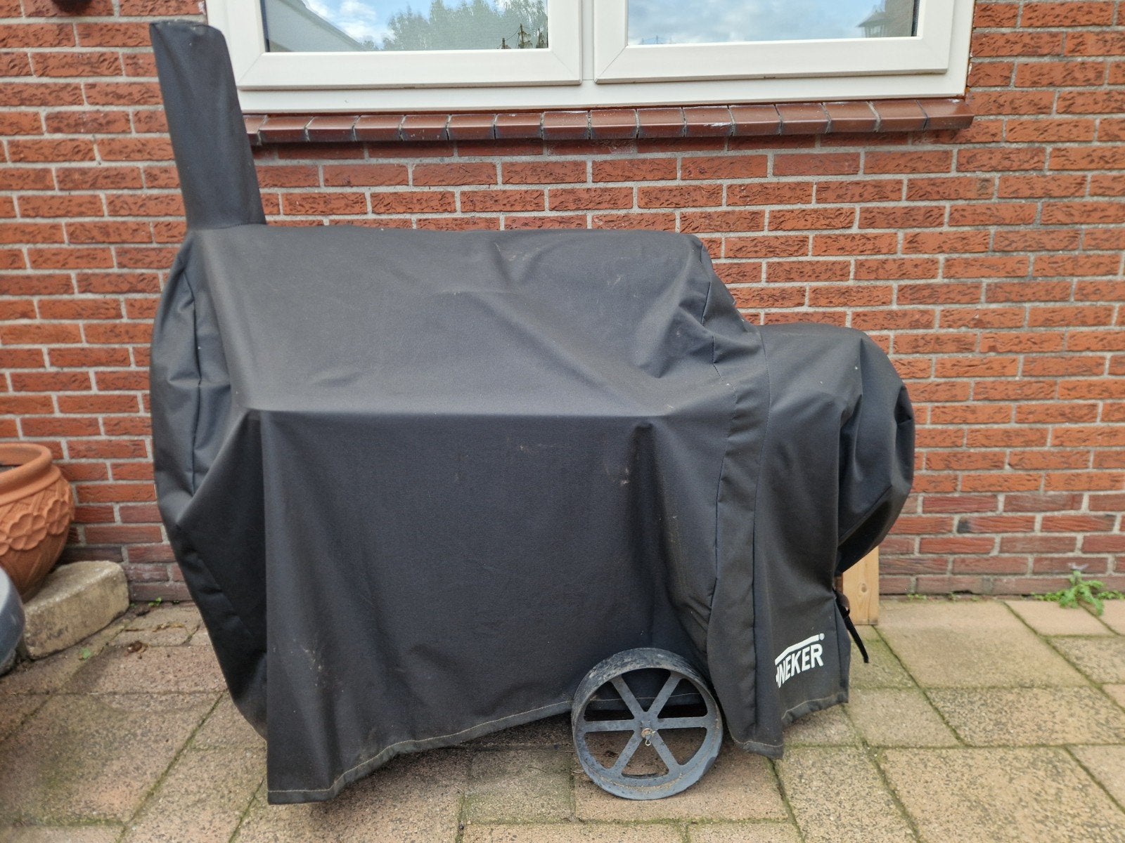 Tenneker Smoker BBQ met hoes, Ophalen, Gebruikt, Tenneker