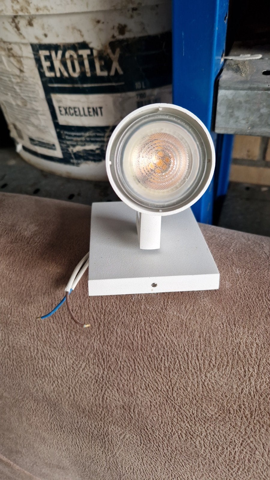 Philips Plafondspot/Wandspot - Wit - Halogeen, Ophalen, Gebruikt, Plafondspot of Wandspot