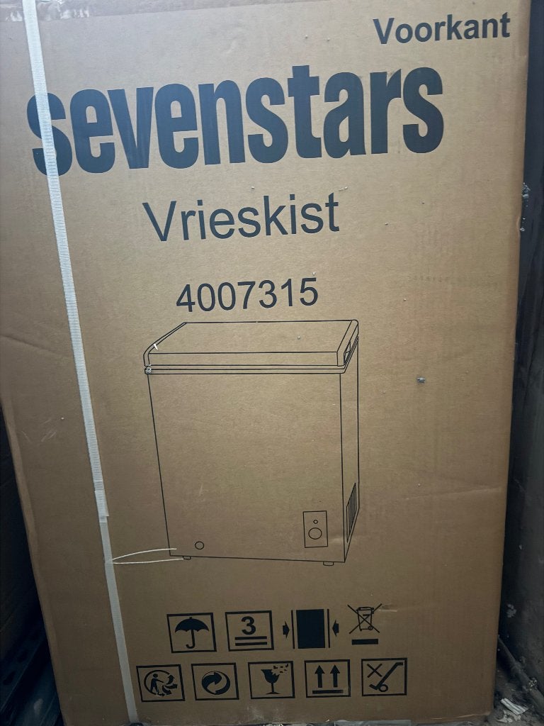 Vrieskist, Witgoed en Apparatuur, Vrieskist, Nieuw, Vrijstaand, 90 cm of meer