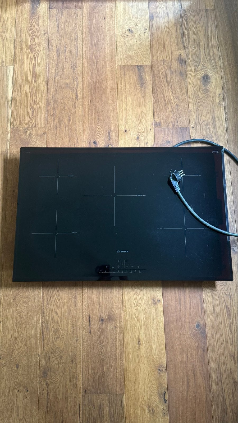 Bosch Inductiekookplaat PIV851FC5E - 5 kookzones, Ophalen, Gebruikt, Inbouw, Inductie
