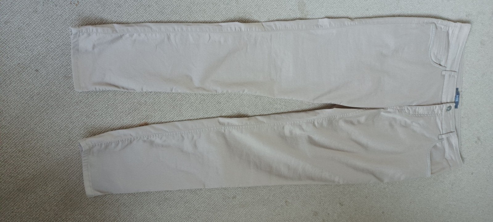 nieuwe zandkleurige broek van Sanne mt.44 lang, Kleding | Dames, Beige, Maat 42/44 (L), Nieuw, Ophalen of Verzenden