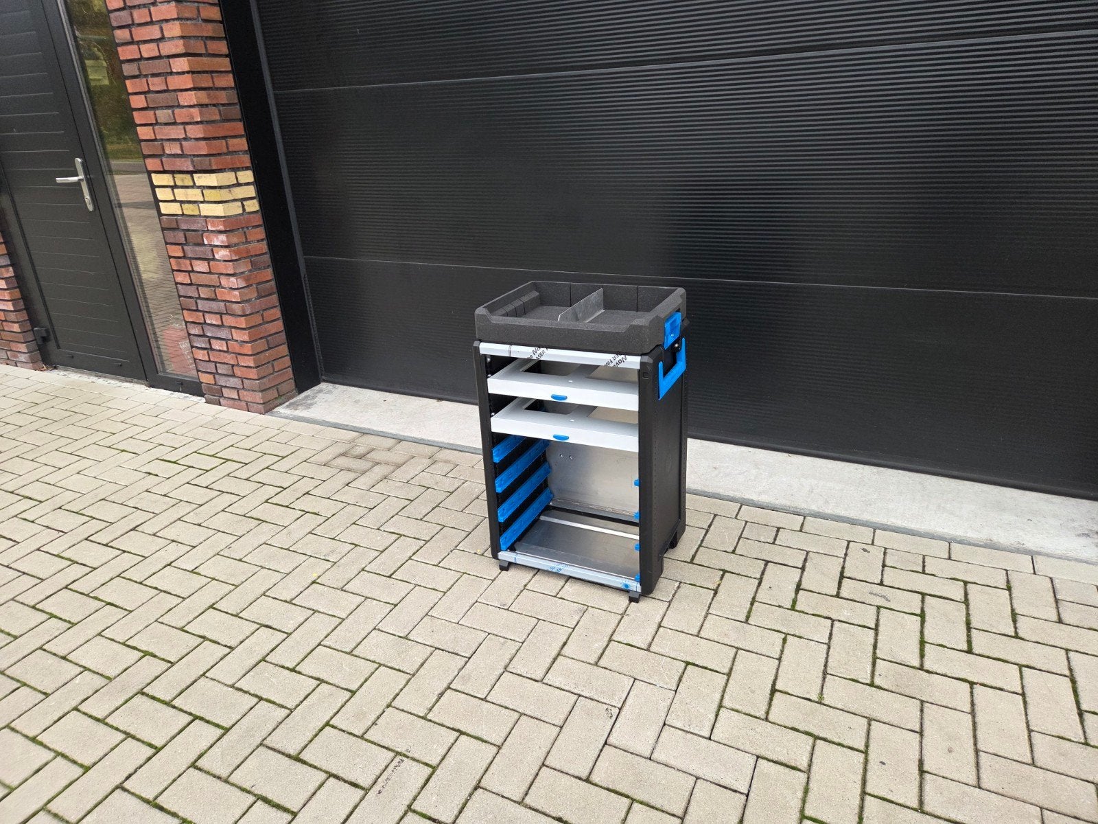 sortimo workmo bedrijfswagen inrichting voor t-box, Ophalen