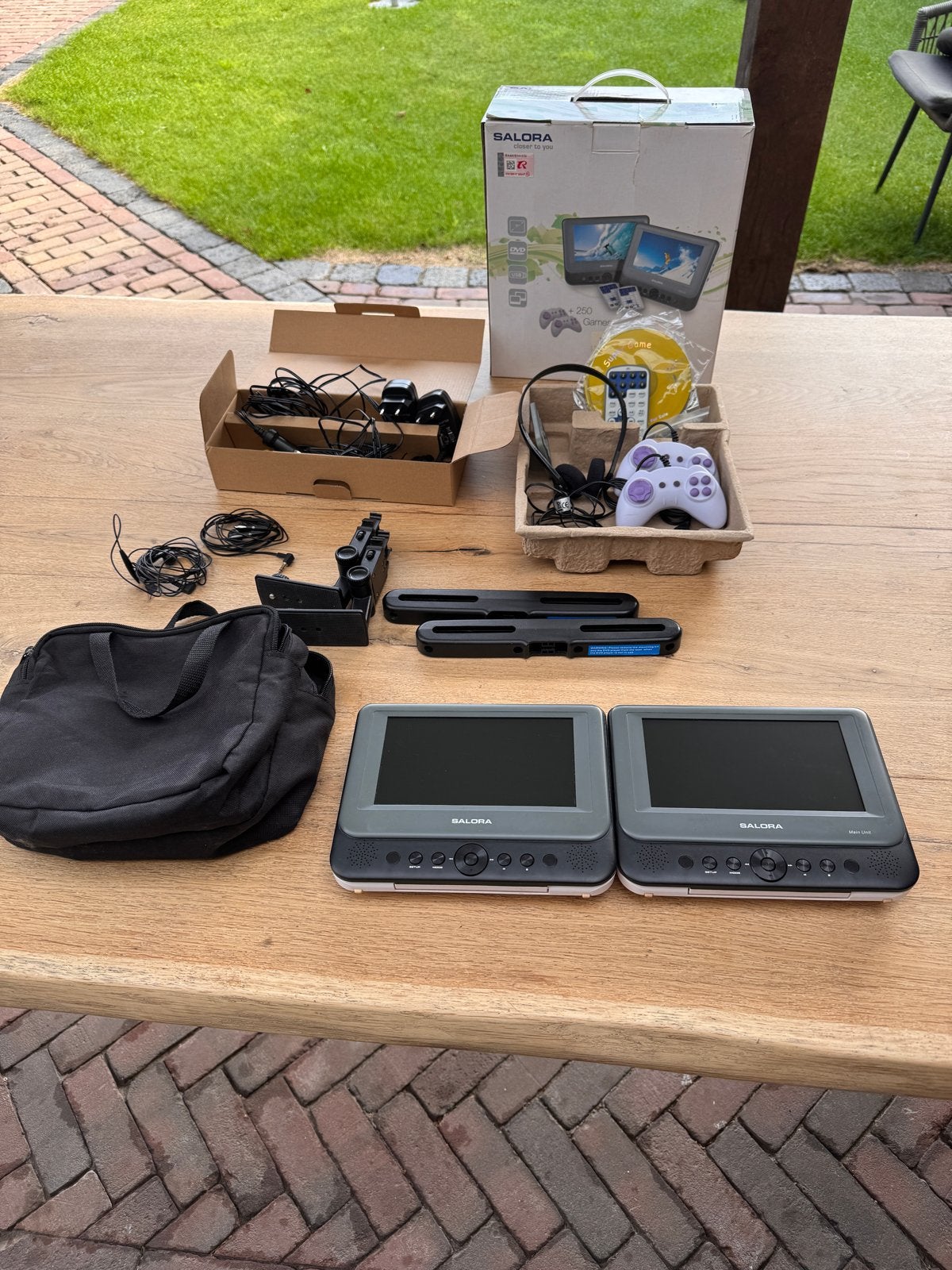 Salora DVP7748DUO + GC, Ophalen of Verzenden, Gebruikt, Dvd-speler, Overige merken