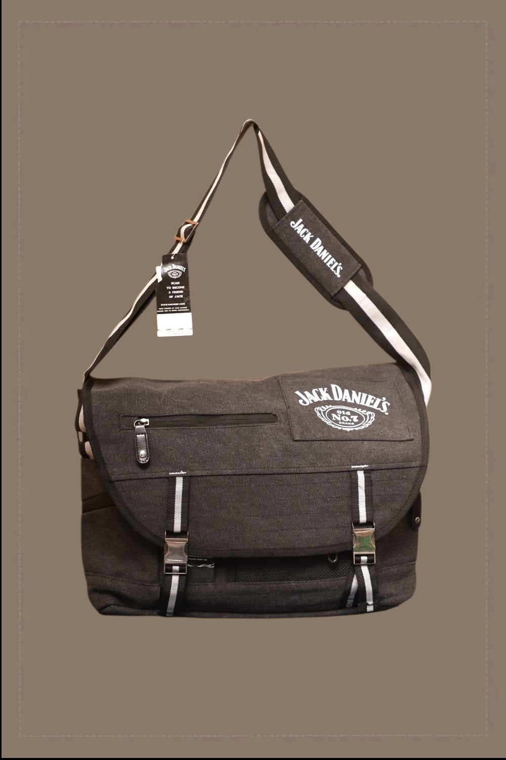 Jack Daniel's Messenger Bag 17.3 Inch Laptop Schoudertas, Ophalen of Verzenden, Nieuw, Zwart, Overige merken