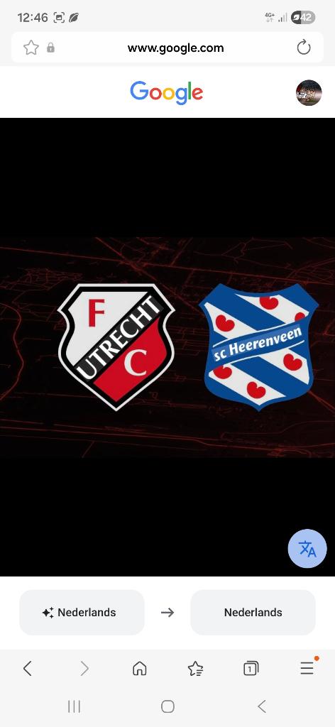 FC Utrecht- SC Heerenveen, Losse kaart, Twee personen, Mei