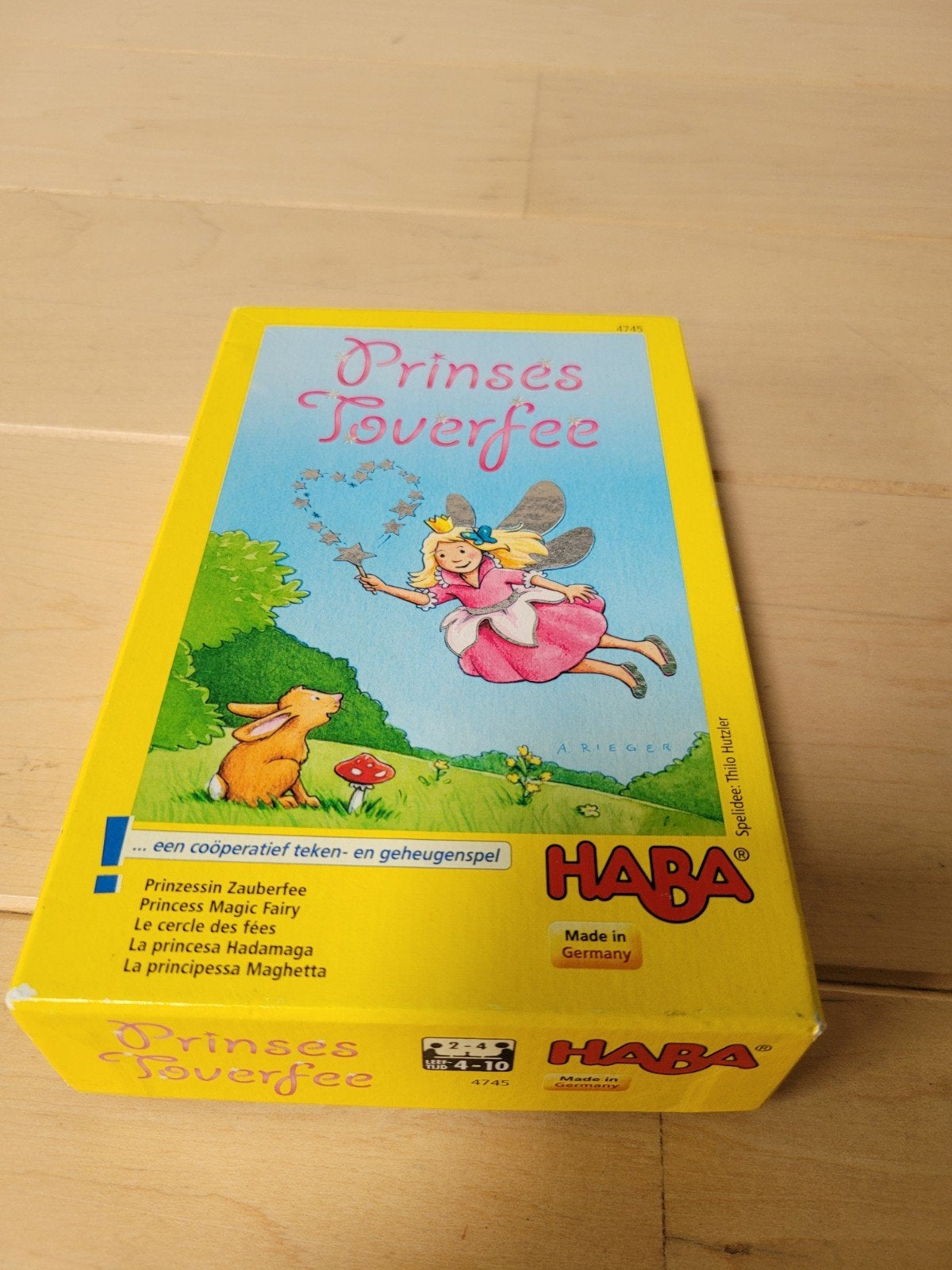 HABA Prinses Toverfee - Coöperatief teken- en geheugenspel, Een of twee spelers, Ophalen, Gebruikt, HABA