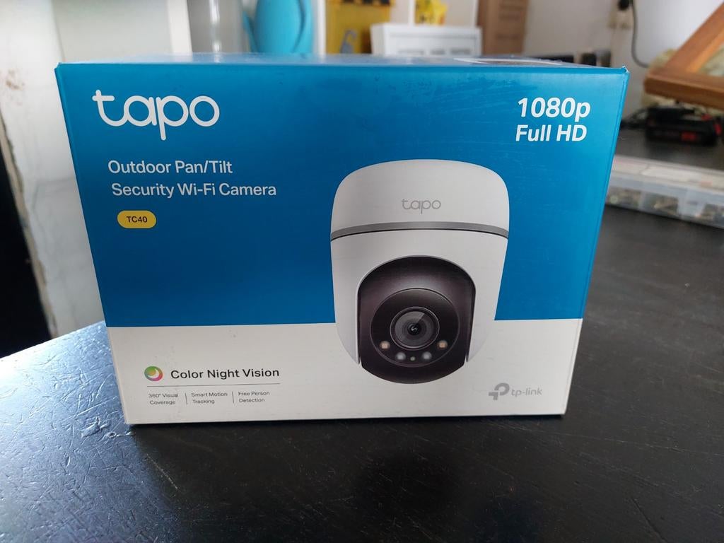 Tapo TC40 Outdoor Pan/Tilt Beveiligingscamera 1080p Full HD, Ophalen of Verzenden, Nieuw, Buitencamera