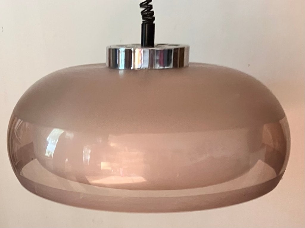 Rook Kleurige Vintage Lamp, Ophalen