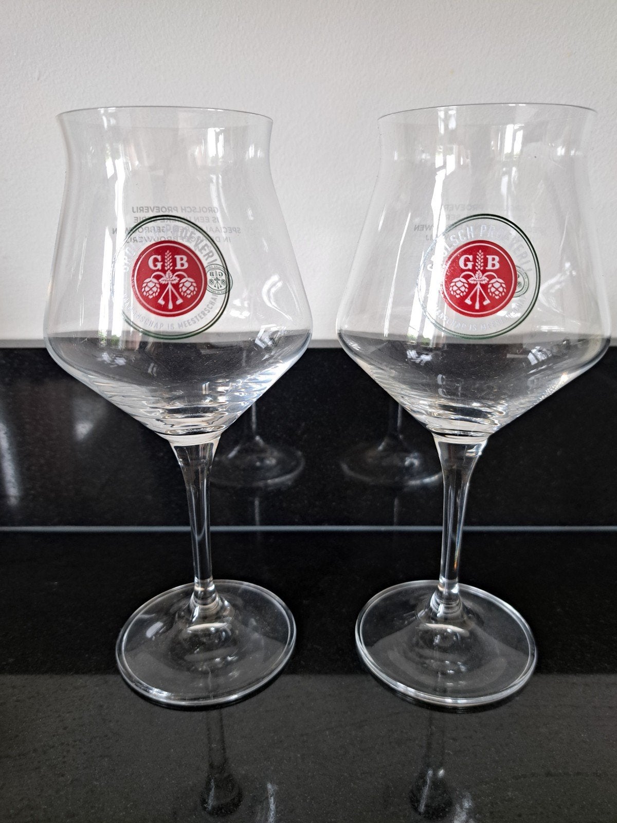 2 Grolsch Proeverij speciaalbier glazen Nieuw, Ophalen of Verzenden, Nieuw, Glas