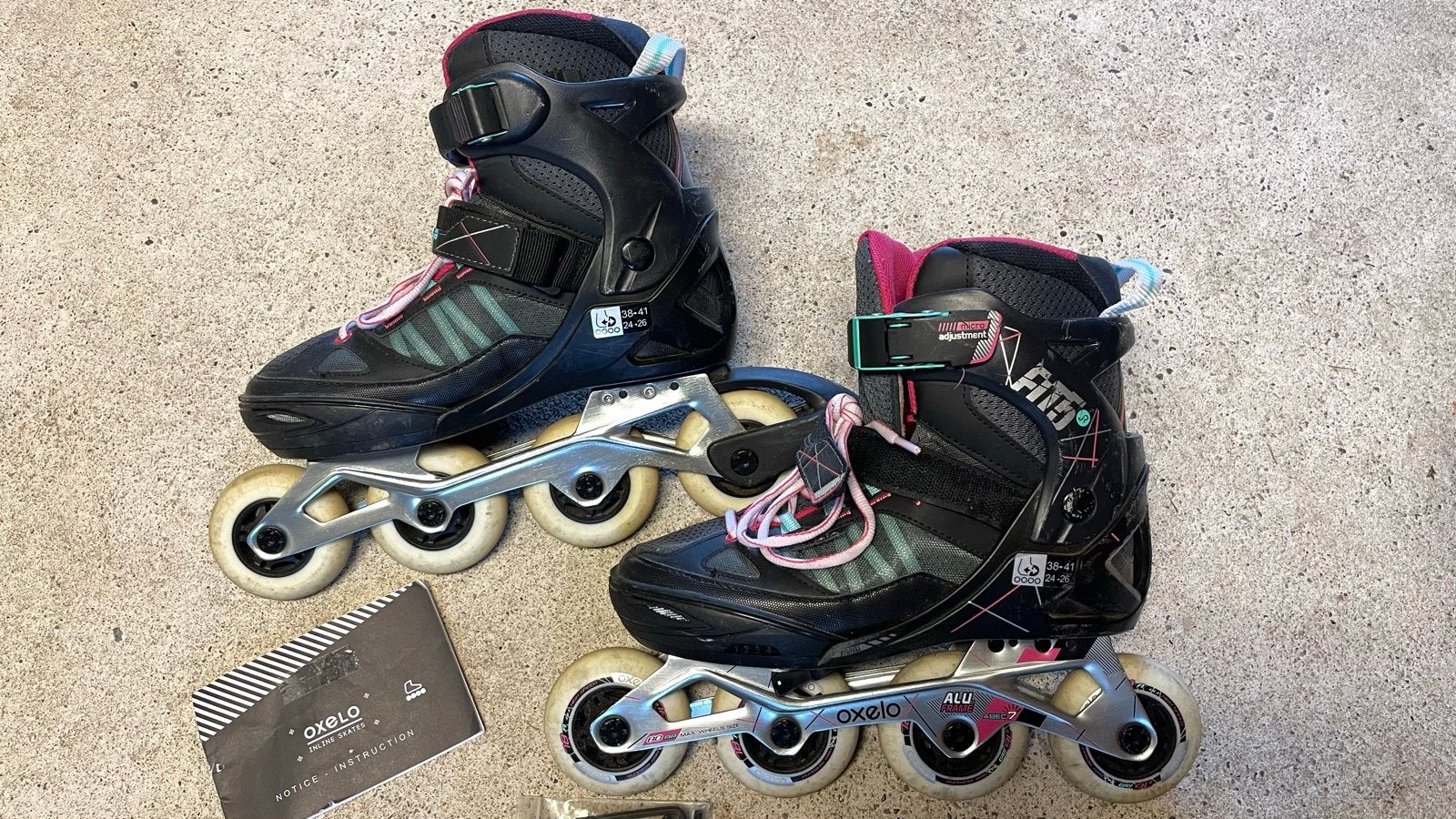 Verstelbare inline skates (38-41) met beschermers (S), Kinderen, Inline skates 4 wielen, Ophalen, Overige merken