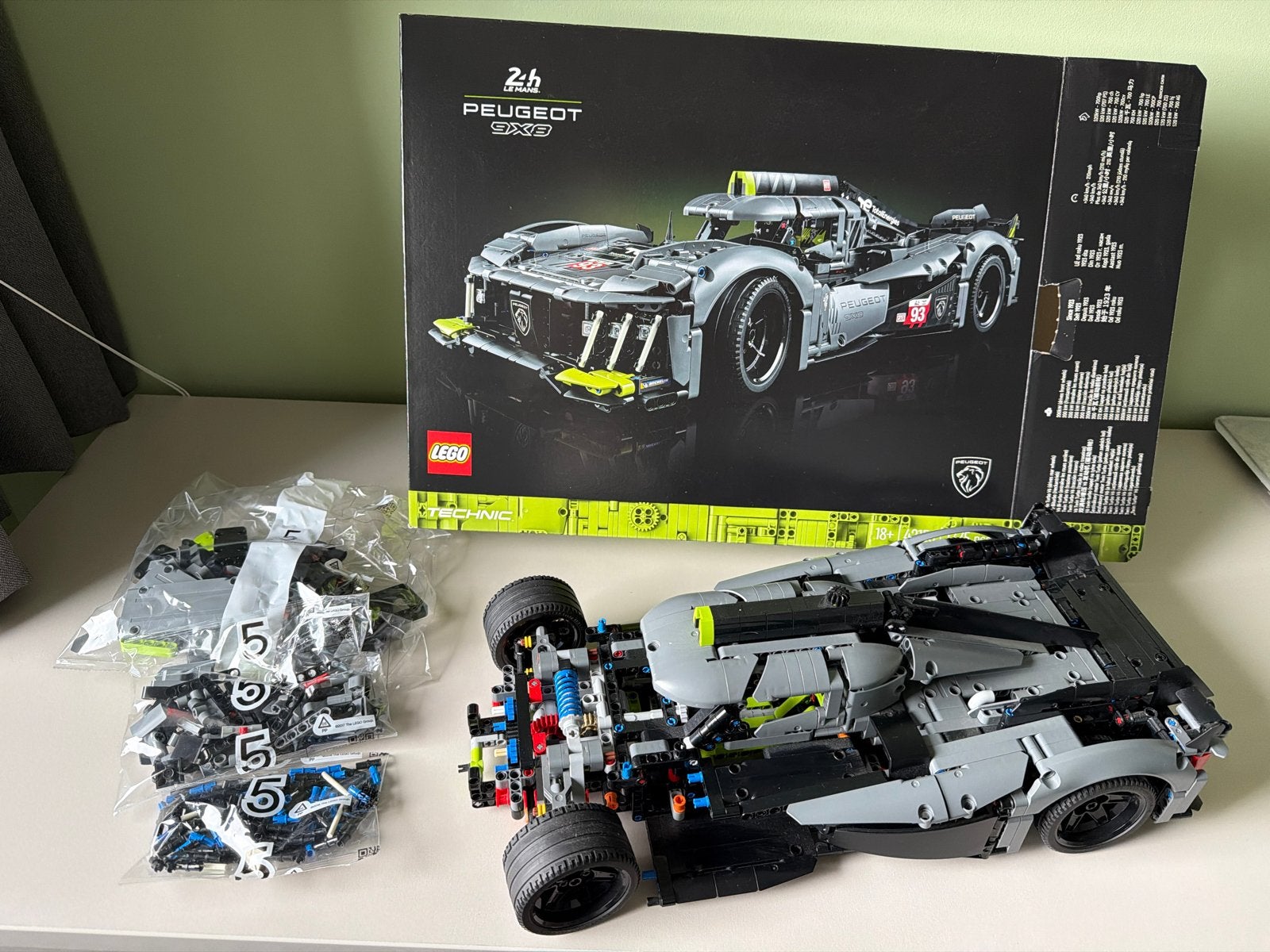 LEGO Technic Peugeot 9X8 24H Le Mans Hybrid Hypercar, Ophalen, Gebruikt, Overige merken