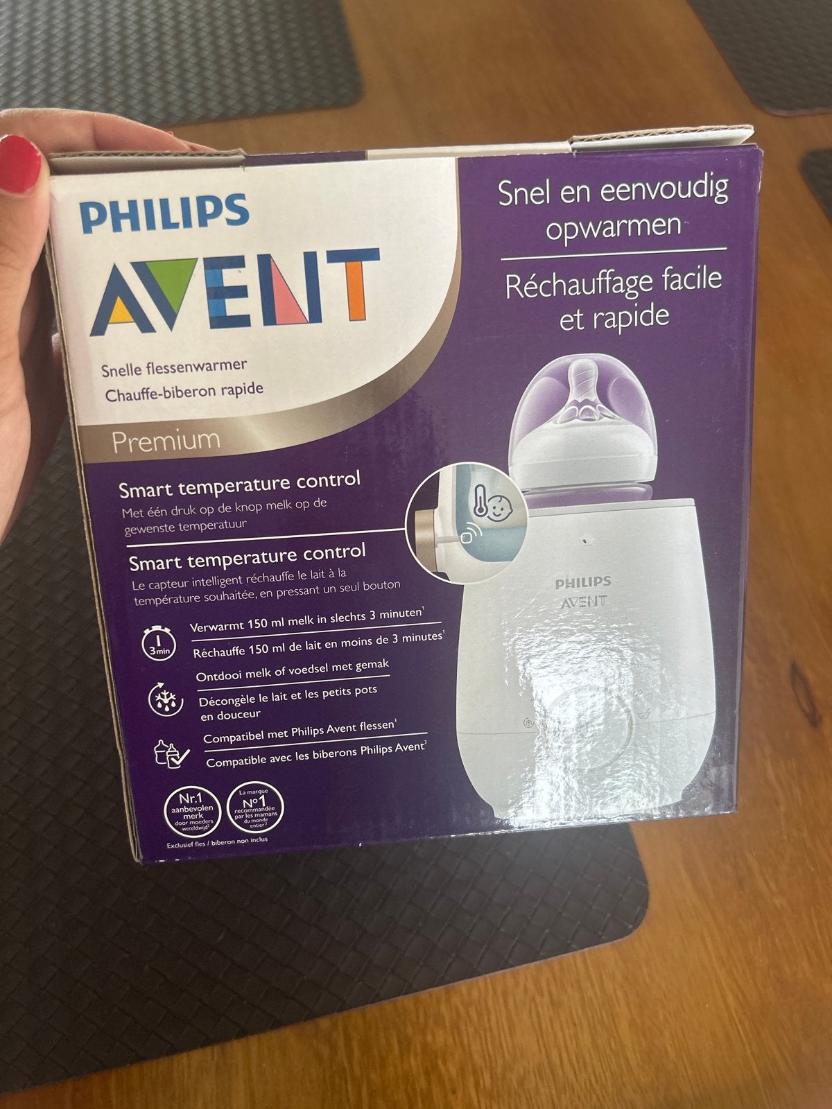 Philips Avent Premium Flessenwarmer - Snel en Eenvoudig, Ophalen, Flessen- of potjesverwarmer, Nieuw, Philips Avent