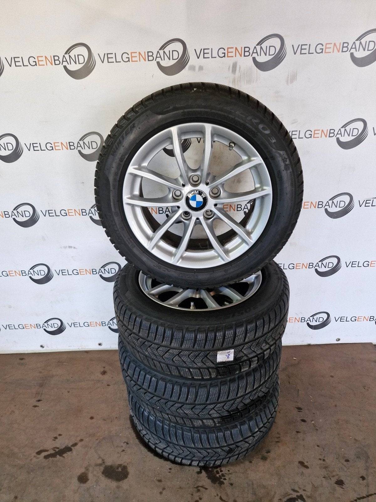 Winterset BMW 1 serie F20 2 serie F22 5x120 205 55 16 72.5, Ophalen, Gebruikt, 16 inch, .