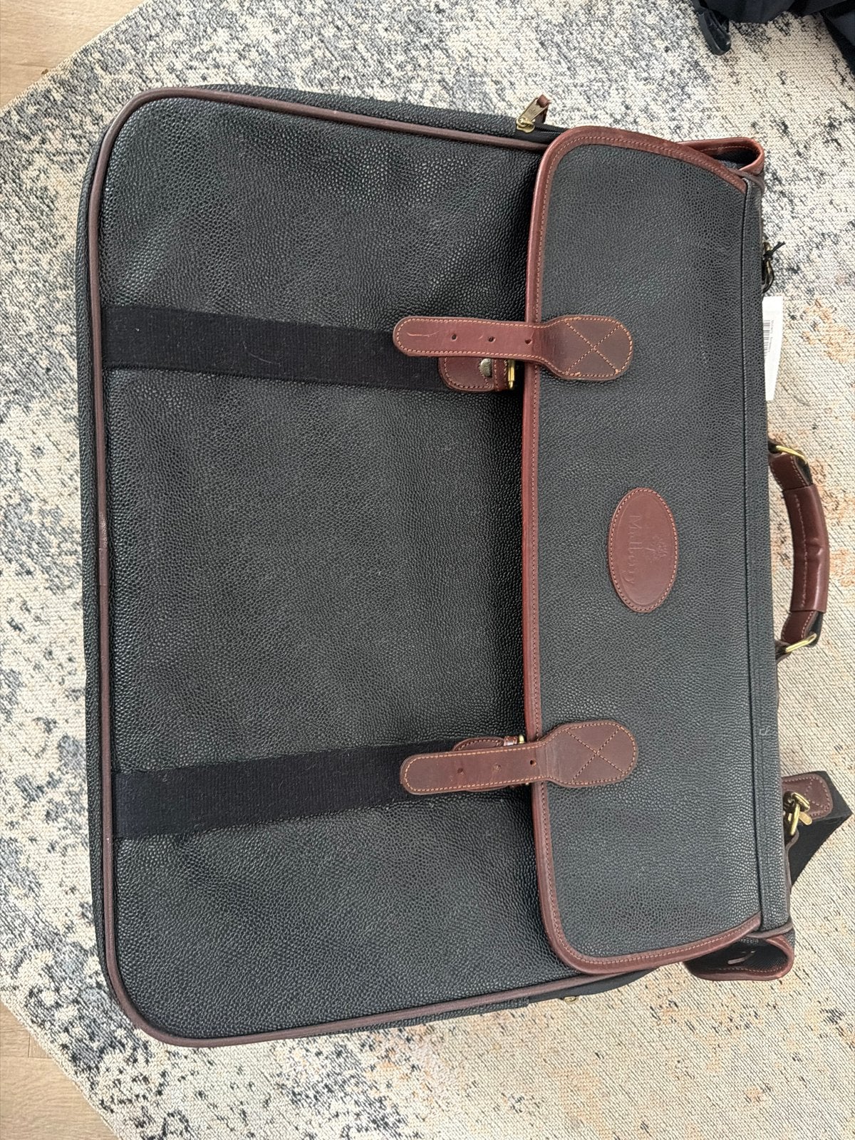 Mulberry Kledinghoes/Reistas - Zwart Leer, 40 tot 60 cm, 20 tot 30 cm, Zwart, Ophalen of Verzenden