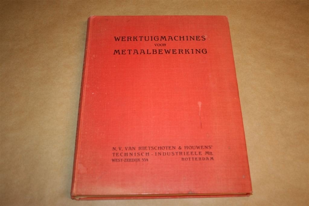 Grote catalogus - Machines metaalbewerking - 1920 !!, Boeken, Ophalen of Verzenden, Zo goed als nieuw