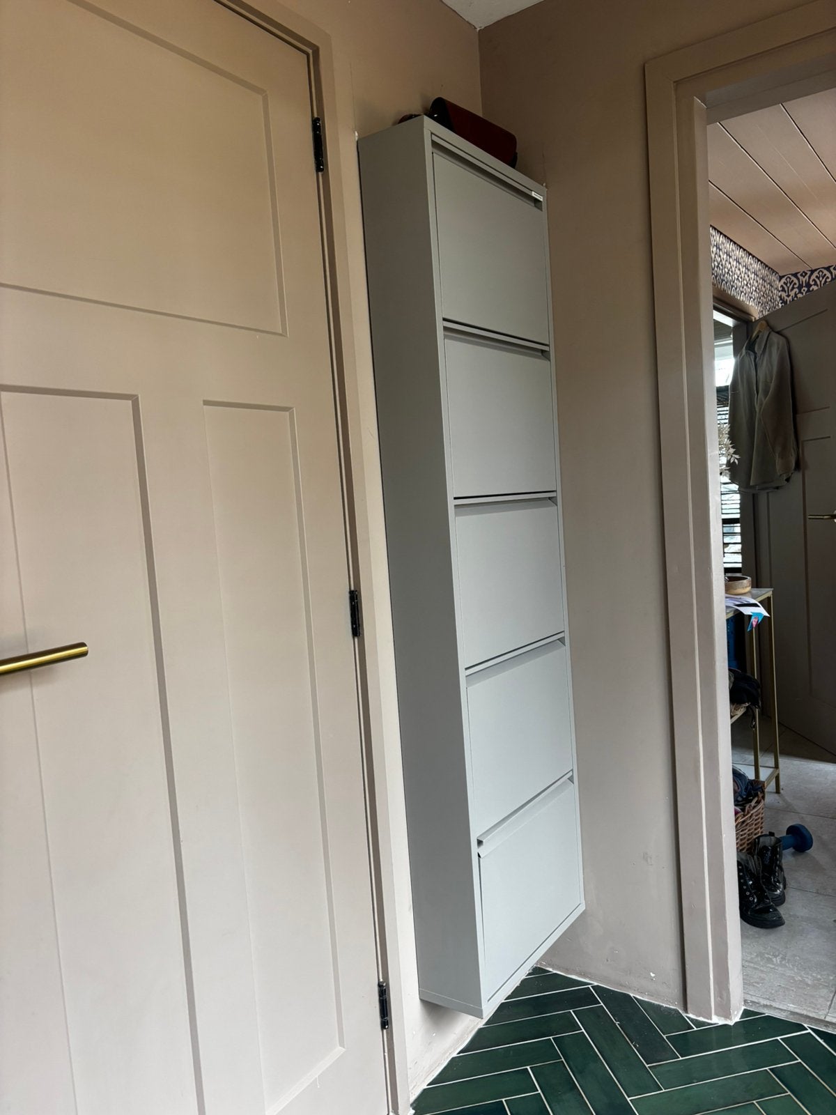 Schoenenkast Spinder Design, Ophalen, Zo goed als nieuw, Binnendeur, 200 tot 215 cm
