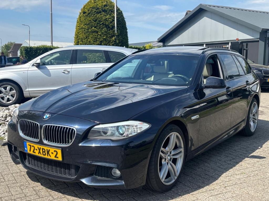 BMW 5 Serie 520i Touring High Executive M-Pakket 2012 NL Aut, Euro 5, Gebruikt, 4 cilinders, 2000 kg