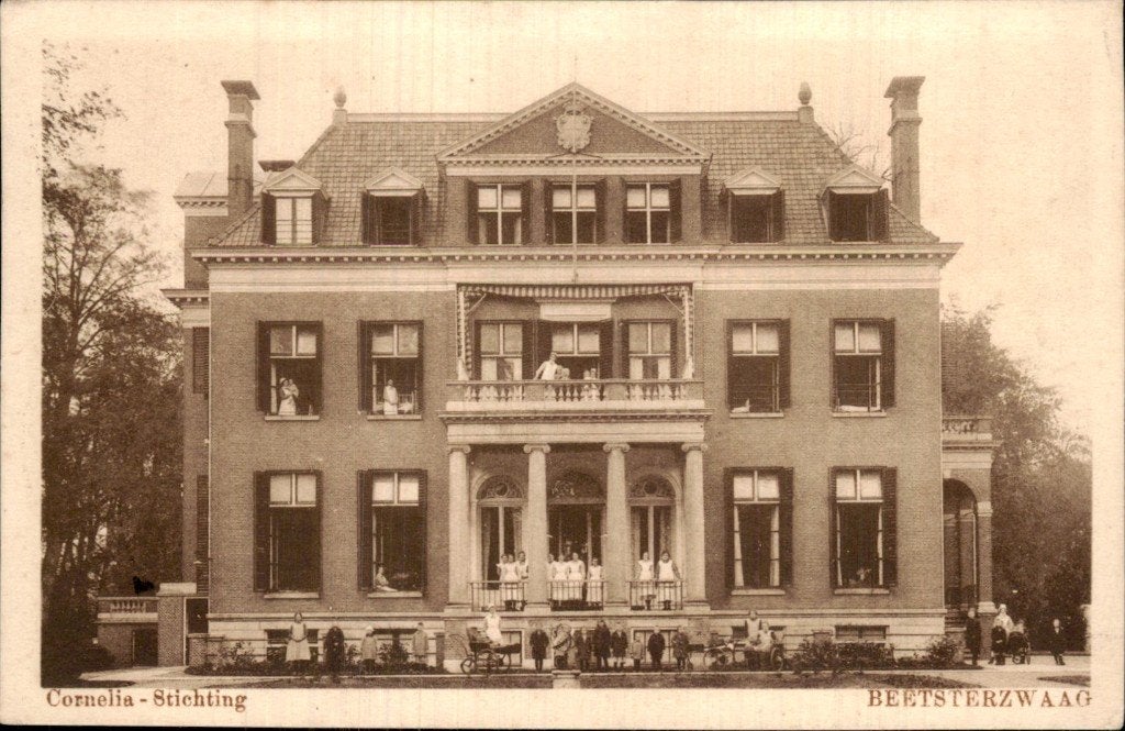 Beetsterzwaag - Cornelia Stichting - voorkant, Ophalen of Verzenden, Voor 1920, Gelopen, Friesland