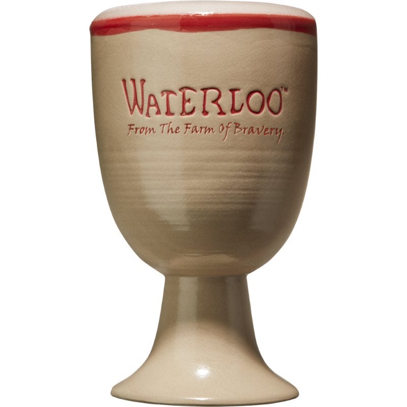 5x Waterloo Chalice bierglazen 33 cl, Verzamelen, Ophalen, Gebruikt, Glas of Glazen, Overige merken