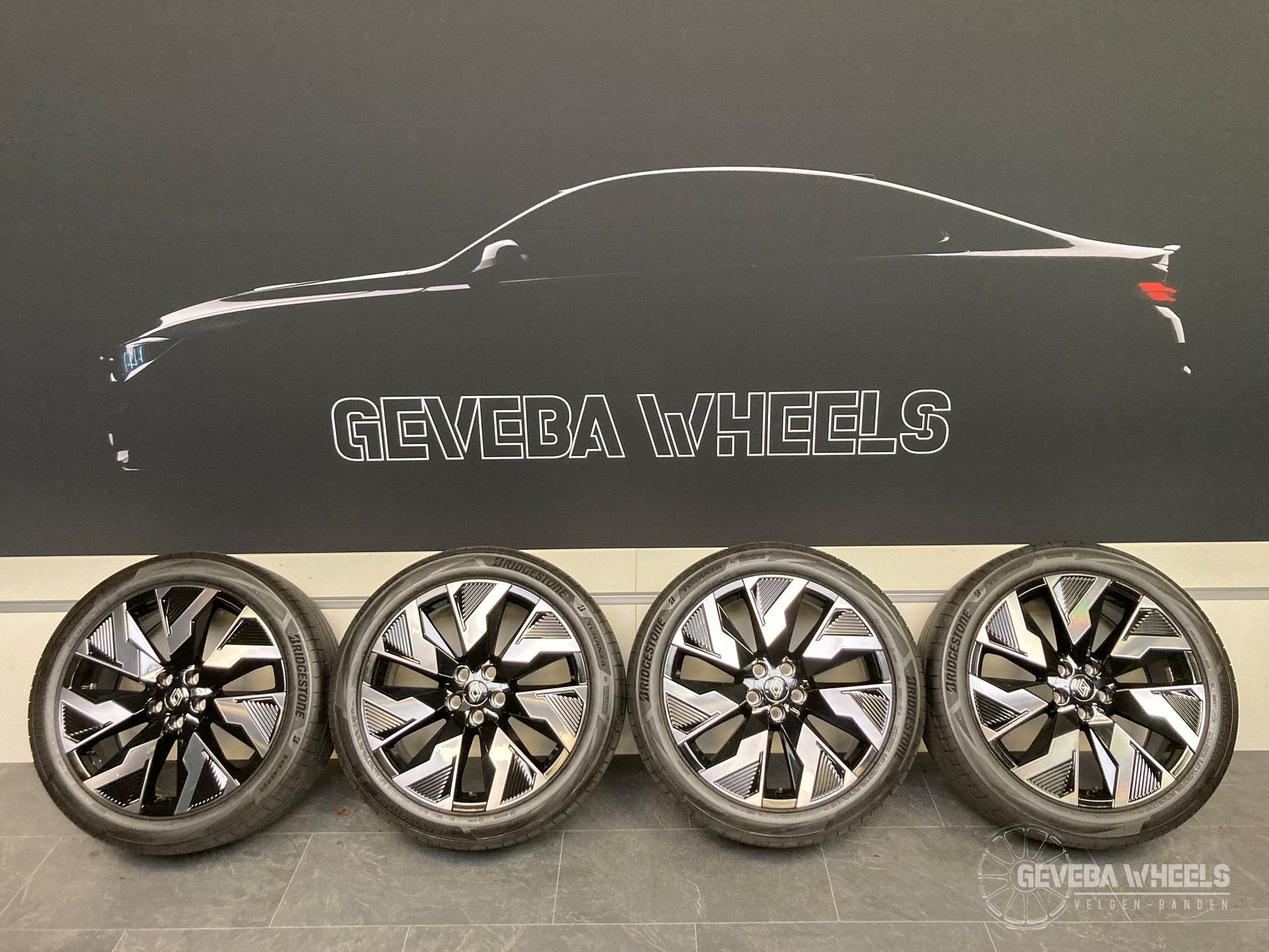 20” originele Renault Rafale velgen + banden 5x114.3 4030057, -, -, Banden en Velgen, Ophalen of Verzenden