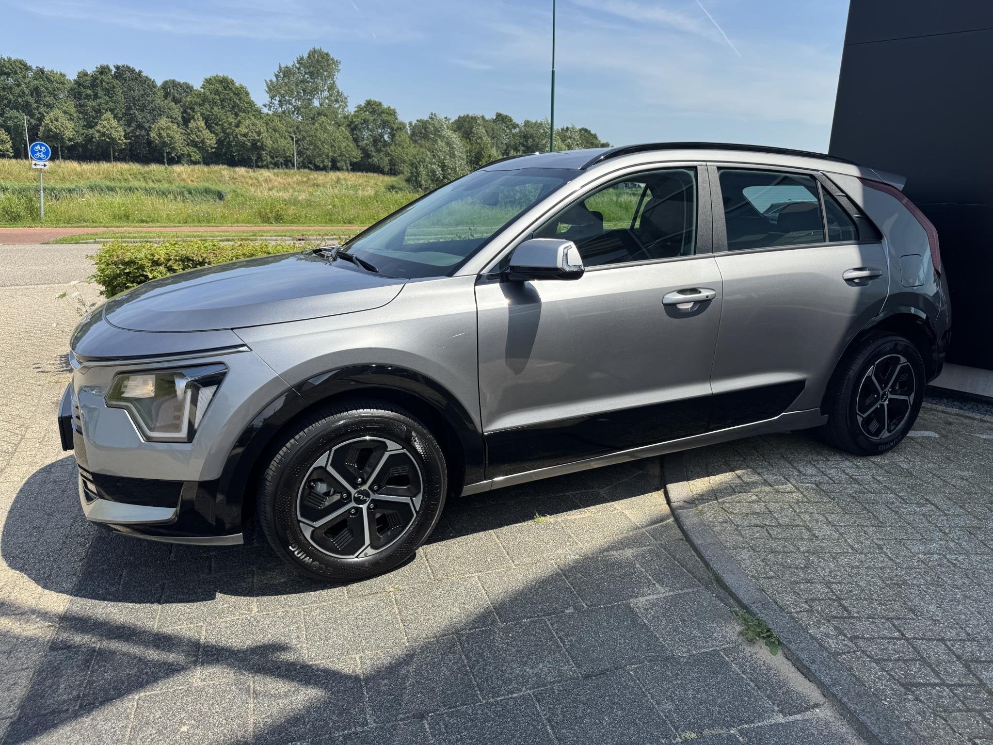 Kia Niro 1.6 GDi Hybrid DynamicLine Eerste Eigenaar, Adaptie, Auto's, Kia, 1374 kg, Gebruikt, Euro 6, 129 pk