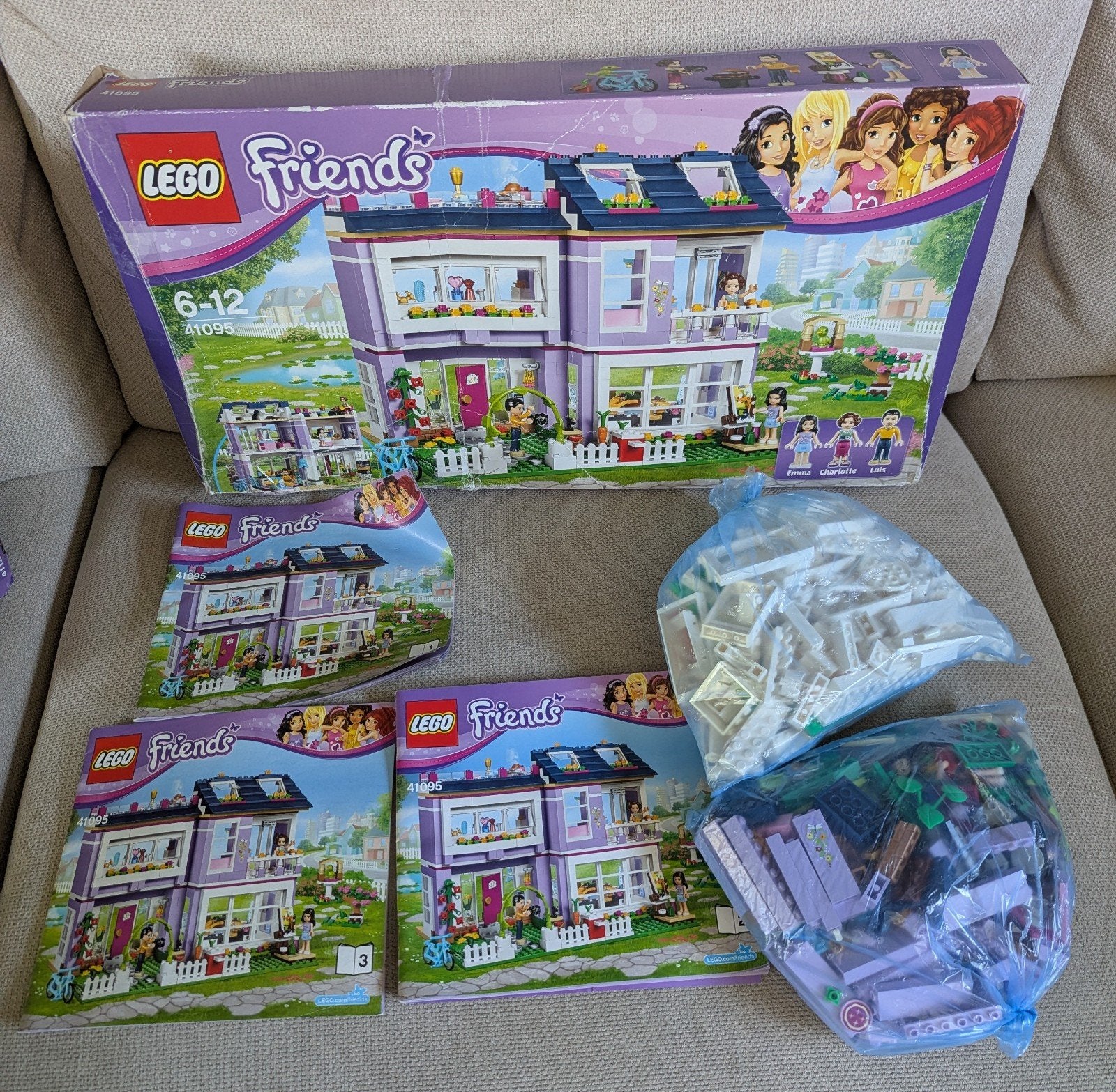 Lego Friends 41095 Emma's Huis - Compleet met instructies, Kinderen en Baby's, Speelgoed | Duplo en Lego, Lego, Friends, Ophalen of Verzenden