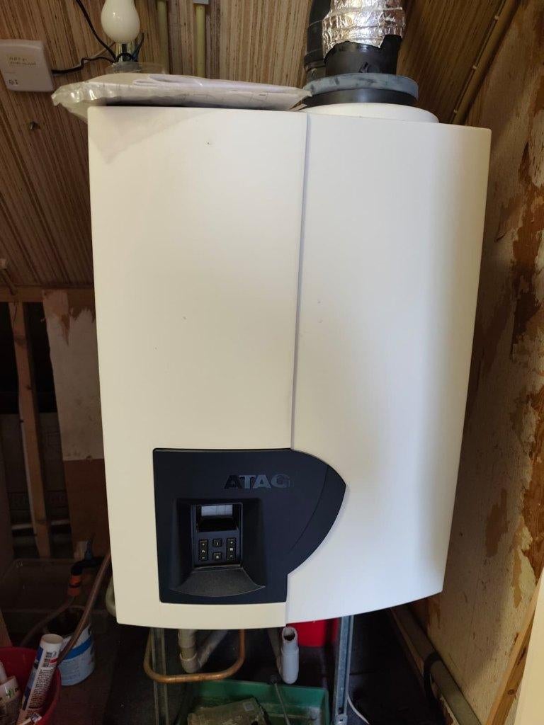 ATAG A244C HR combiketel 21kw, Ophalen, 30 tot 80 cm, Gebruikt, Hoog rendement (Hr)