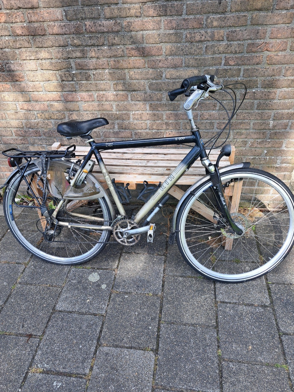 RIH fiets met versnellingen en schijfrem, Ophalen of Verzenden
