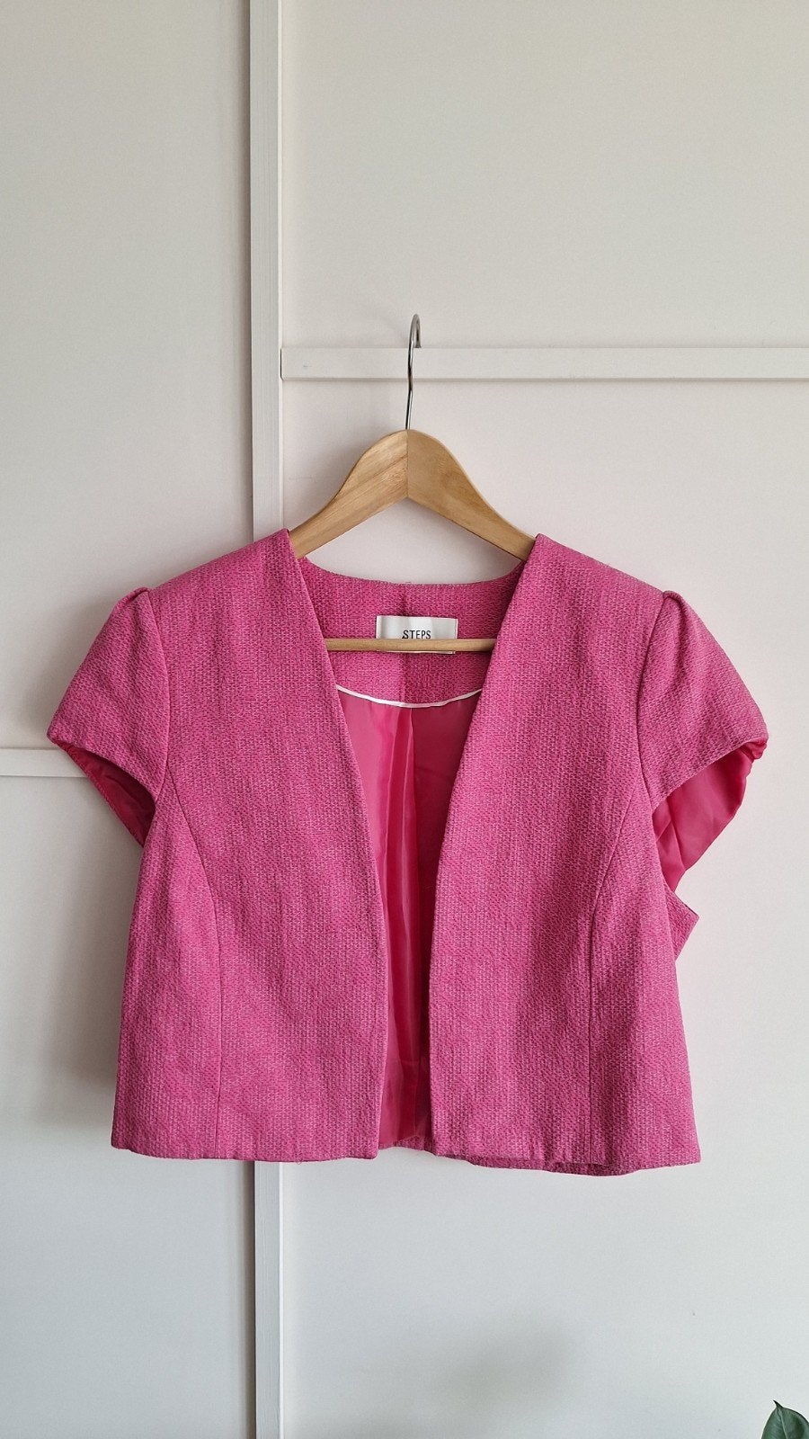 Roze Steps Jasje - Zo goed als nieuw, Maat 42/44 (L), Ophalen of Verzenden, Zo goed als nieuw, Steps