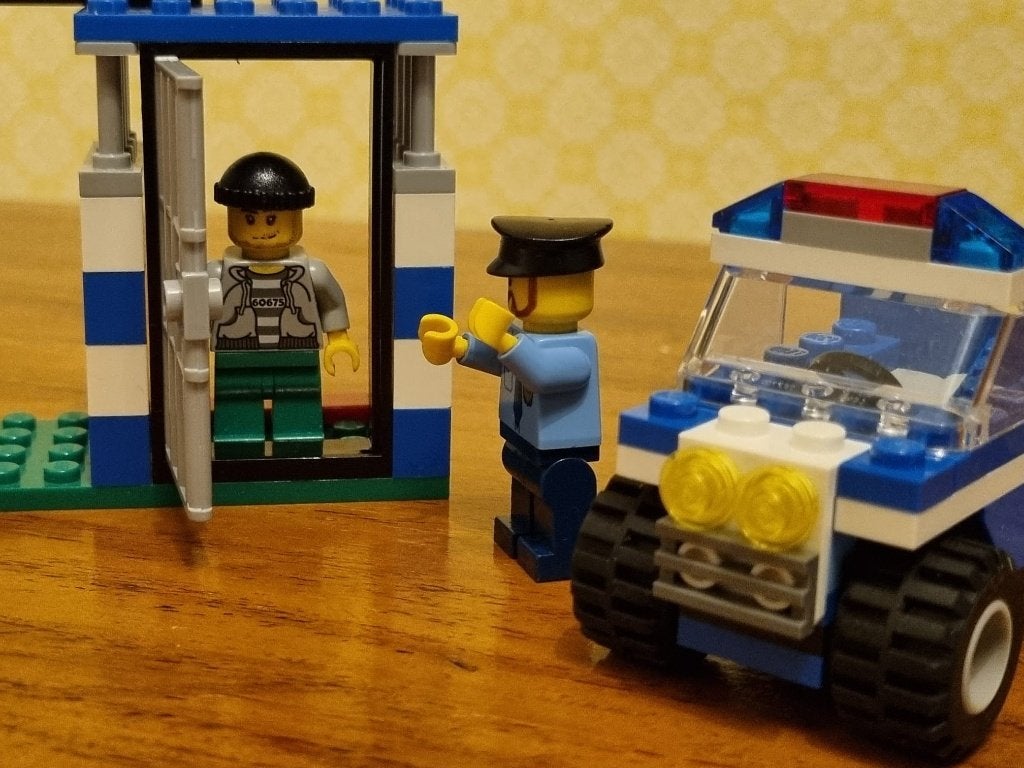 Lego - Police Building - 4636, Lego, Ophalen of Verzenden, Compleet, Complete set
