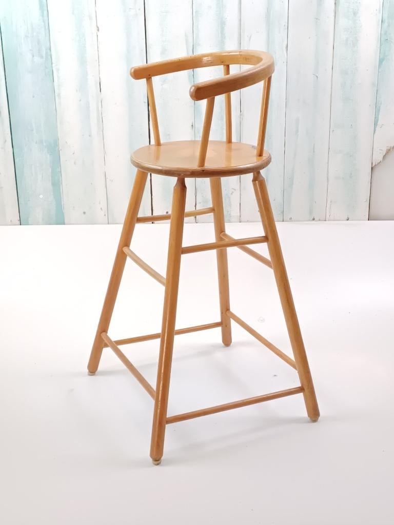 Vintage - kinderkrukje mooi oud design, Ophalen, Gebruikt, Overige typen, Aanschuifbaar
