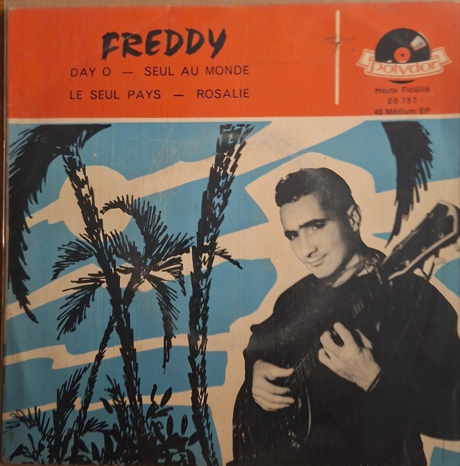 Mooie Frantalige EP van Freddy Quinn., Ophalen of Verzenden, Gebruikt, Overige formaten