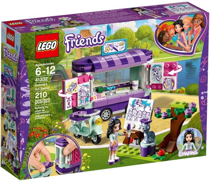 Lego Friends set 41332  Emma's Art Stand, Kinderen en Baby's, Lego, Nieuw, Friends, Ophalen of Verzenden