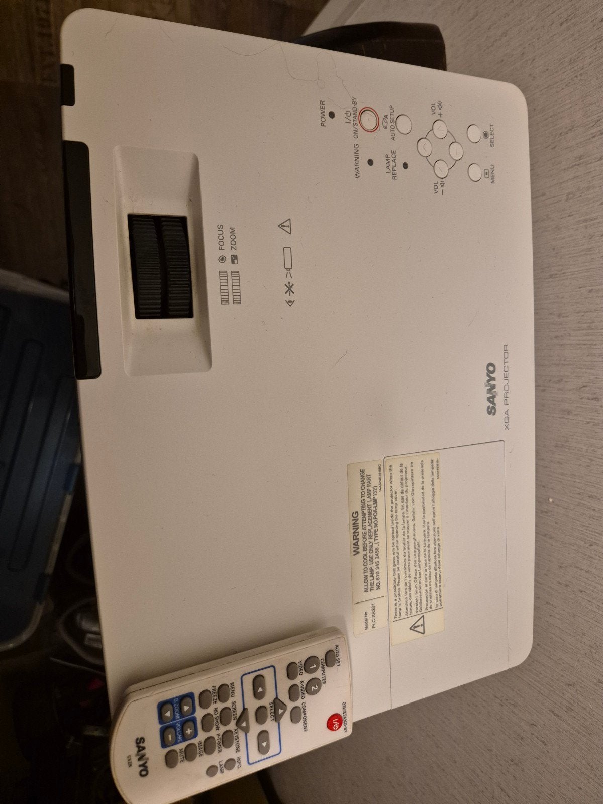 Sanyo XGA Projector met afstandsbediening, Ophalen, Sanyo, Overige resoluties, Gebruikt