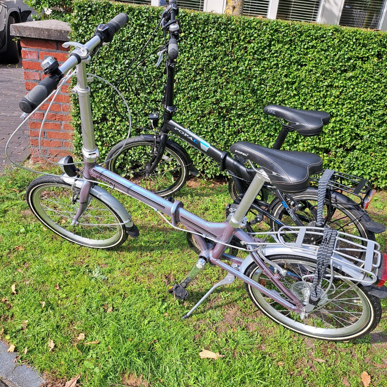 Popal vouwfietsen (2 stuks) - Weinig gebruikt, Fietsen en Brommers, Ophalen, Zo goed als nieuw, 20 inch of meer