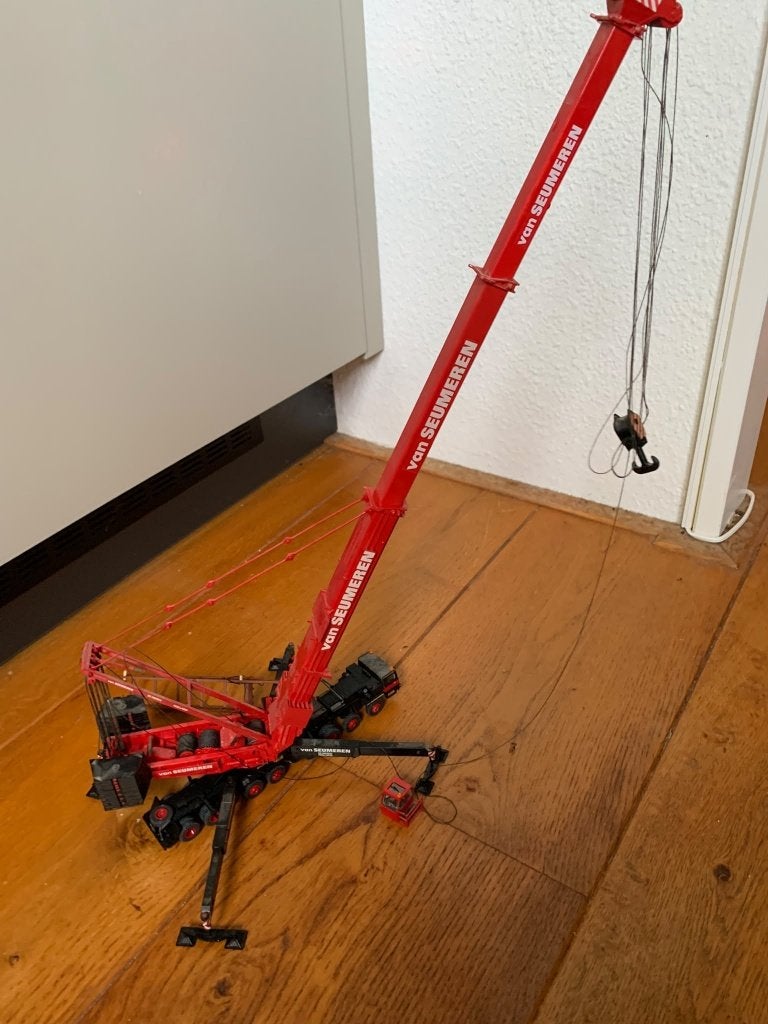 WSI Kraanwagen Van Seumeren - Modelkraan zie omschrijving, Ophalen, Gebruikt, Hijskraan, Tractor of Landbouw, Wsi