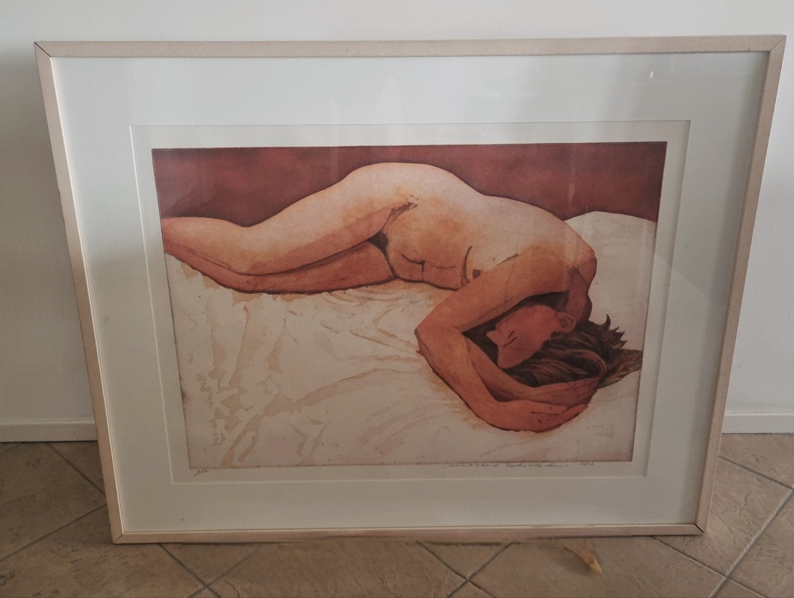 Marcel Schellekens - Liggend naakt, Antiek en Kunst, Ophalen of Verzenden
