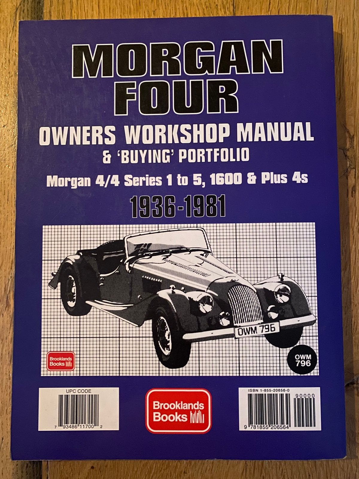 Morgan 4/4 Plus 4 Workshop Manual 1936-1981 – Brooklands, Ophalen of Verzenden