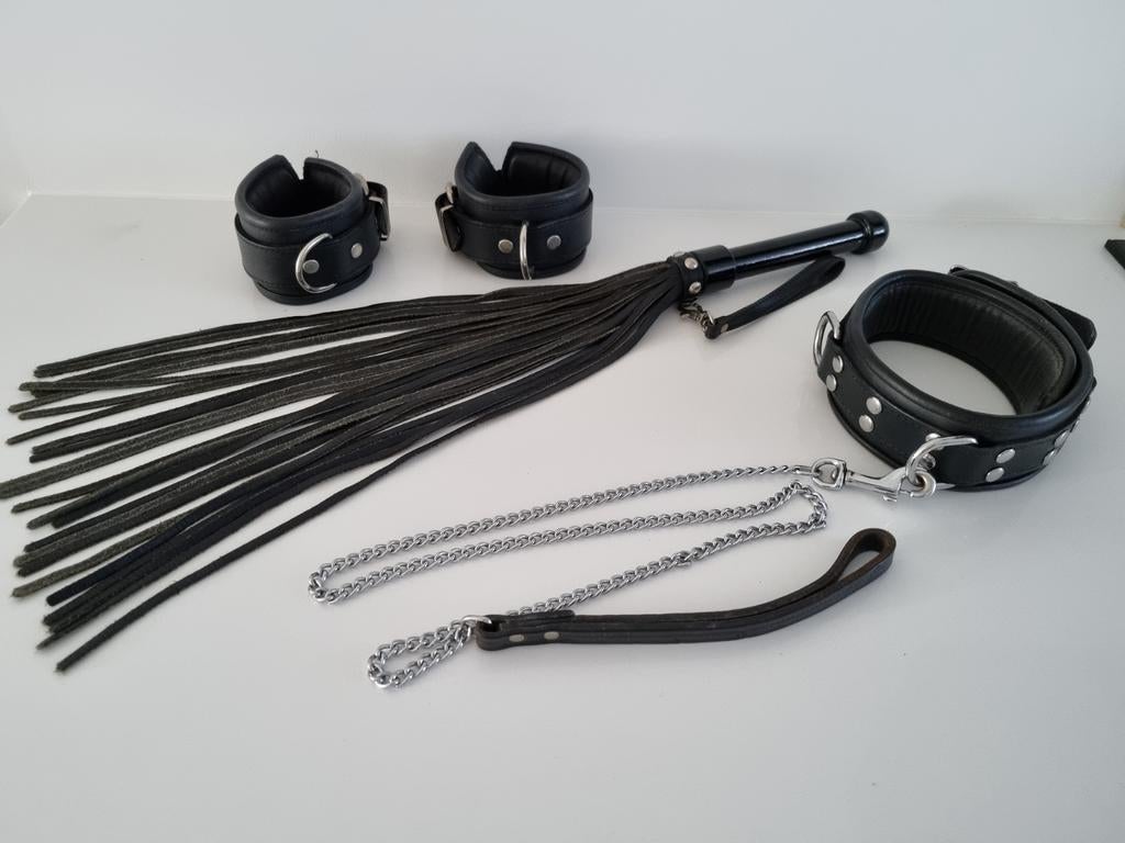 Bdsm set goede kwaliteit leer, Verzenden, Overige
