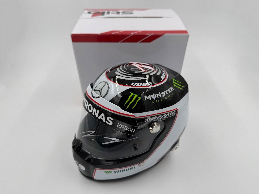 1/2 casque helmet F1 Bottas 2017 (Mercedes) signed, Ophalen of Verzenden, Formule 1
