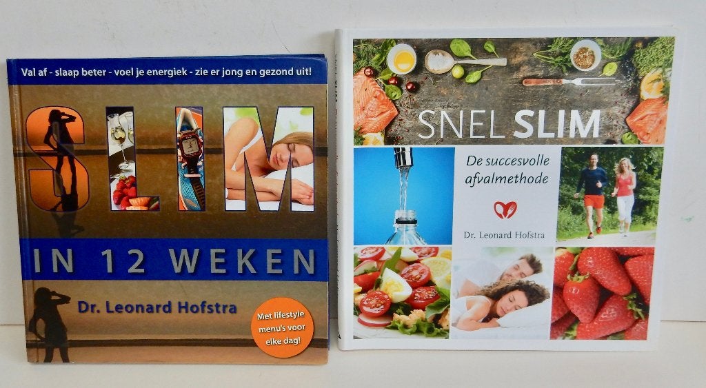 Dr. Leonard Hofstra -SLIM in 12 Weken & SNEL SLIM, Dieet en Voeding, Ophalen of Verzenden, Zo goed als nieuw, Dr. Leonard Hofstra