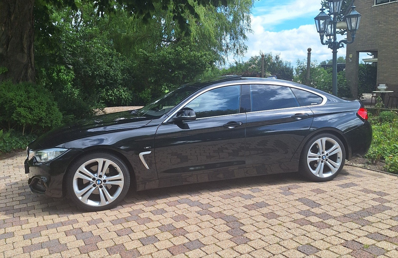 BMW 4-Serie 428IA 2.0 Gran Coupe 2015 Zwart, Automaat, 745 kg, Achterwielaandrijving, 1505 kg
