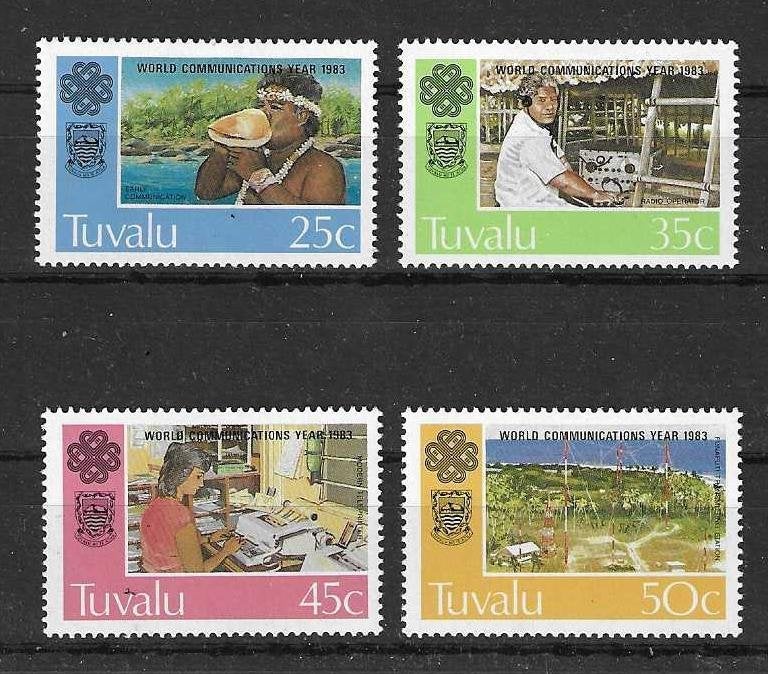 Tuvalu Michel 203-206 ongebruikt, Ophalen of Verzenden