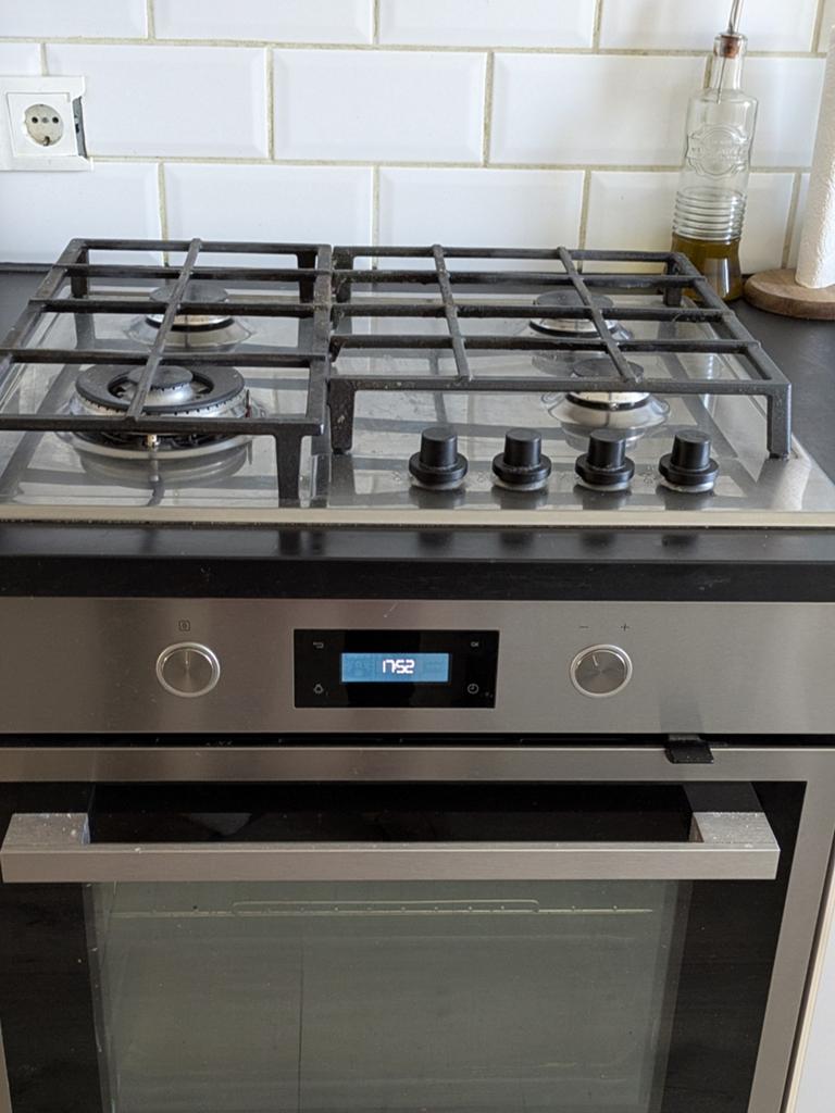 Ikea inbouw gasstel, Ikea inbouw electrische oven ., Witgoed en Apparatuur, Fornuizen, Ophalen, Gebruikt, Minder dan 85 cm, 60 cm of meer
